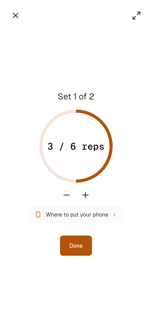Counts for you, with your phone's sensors
