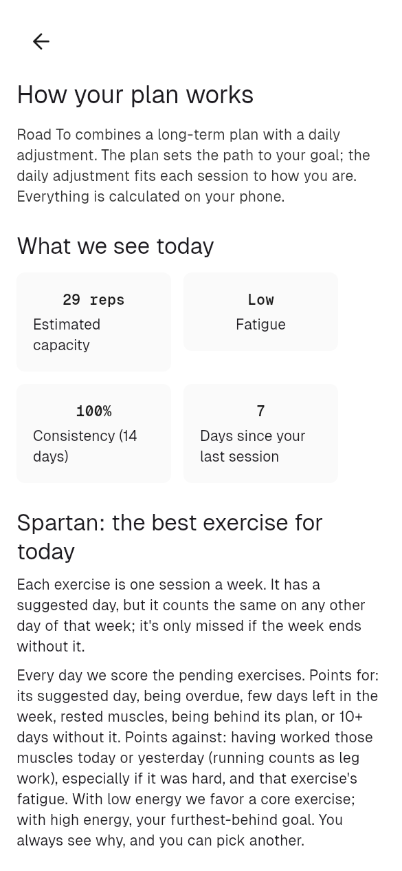 Progress without injury